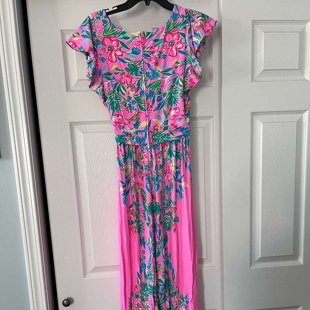 Lilly Pulitzer Verona Flutter Sleeve Maxi size 6 - Picture 6 of 6